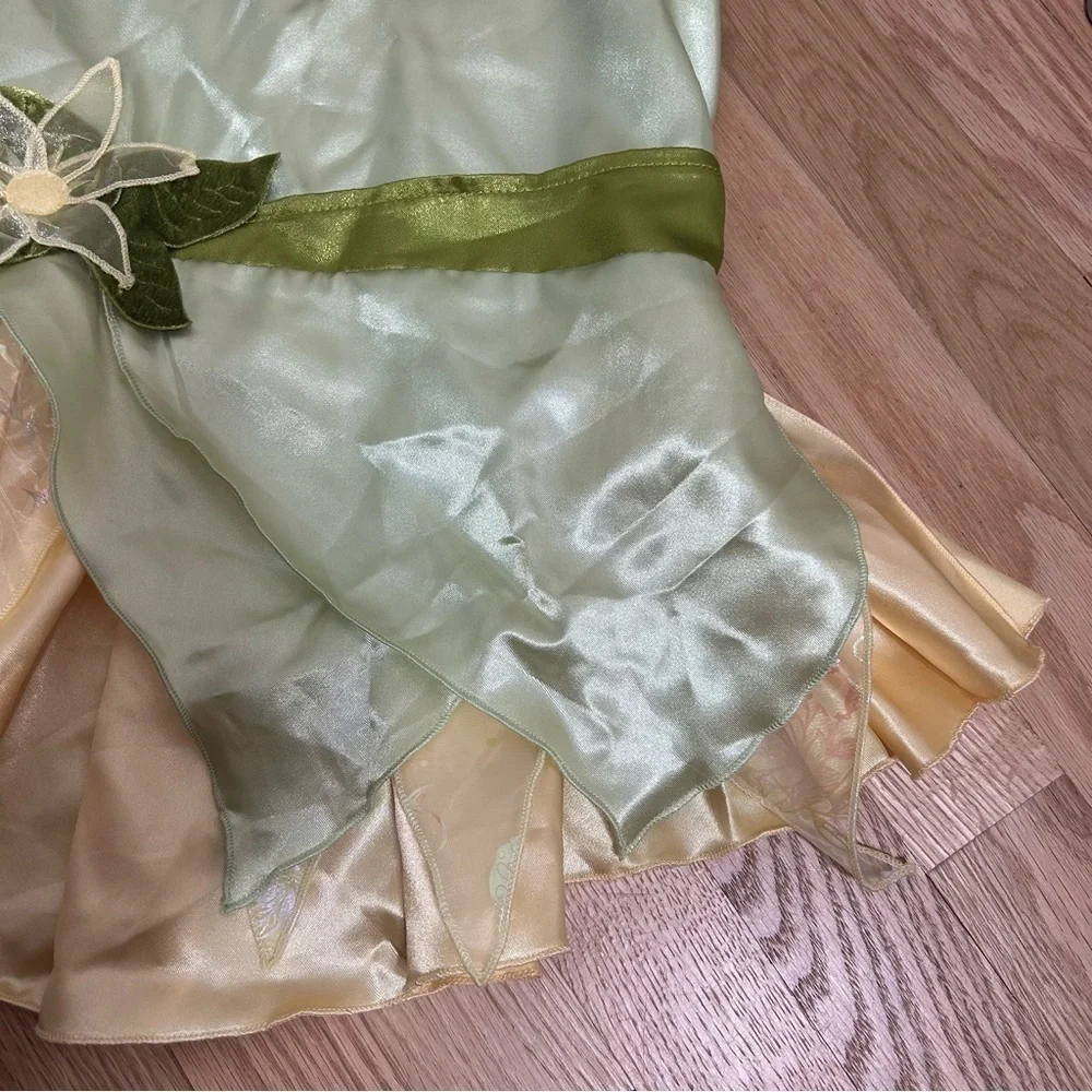 Disney Tiana Pet Costume NEW XL Tails Princess and the Frog Green Wig Dog